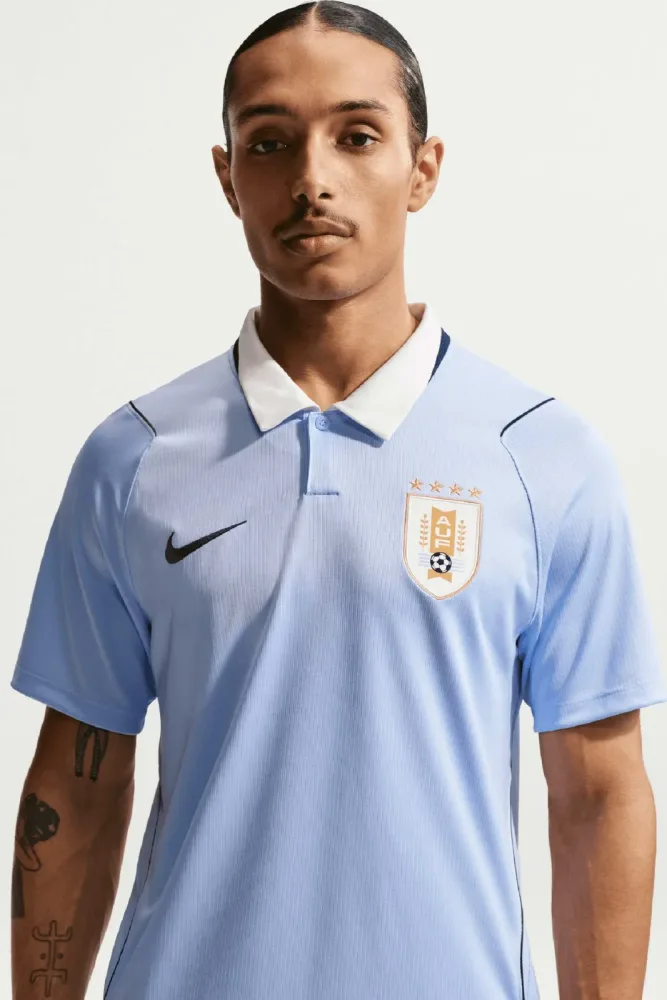 Nike Uruguay Home Replica Herren Fussballtrikot WM 2026 Blau, Herren, Größe: S