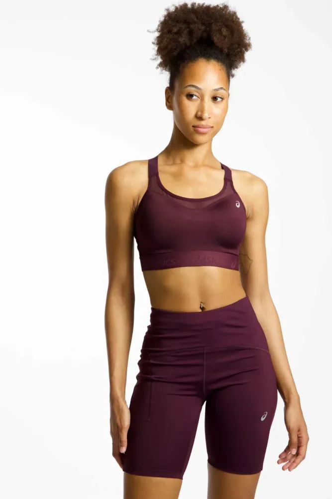ASICS Road Combination High Damen Sport-BH Aubergine, Damen, Größe: M