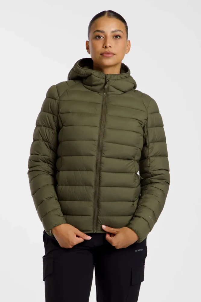 46 NORD Damen Daunenjacke Grün, Damen, Größe: 46
