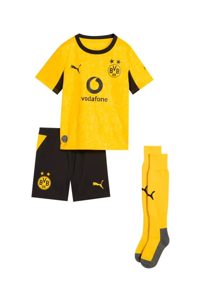 PUMA Borussia Dortmund Home Mini Kinder Fussballset 26/27 Gelb, , Größe: 104