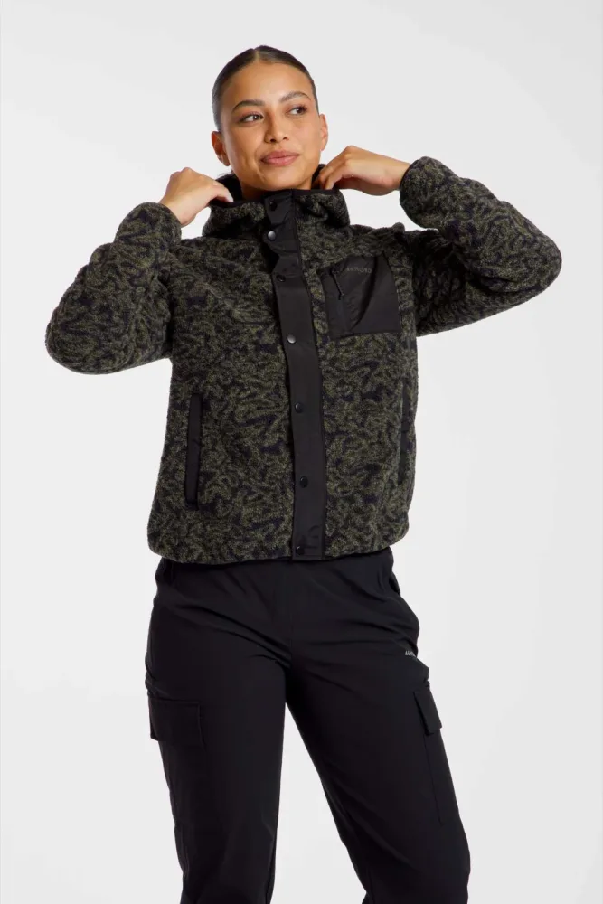 46 NORD Damen Midlayer Dunkelgrün, Damen, Größe: 40