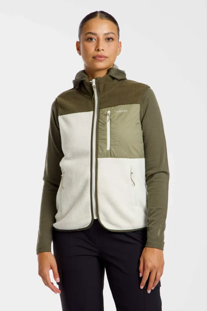 46 NORD Damen Gilet Beige, Damen, Größe: XL