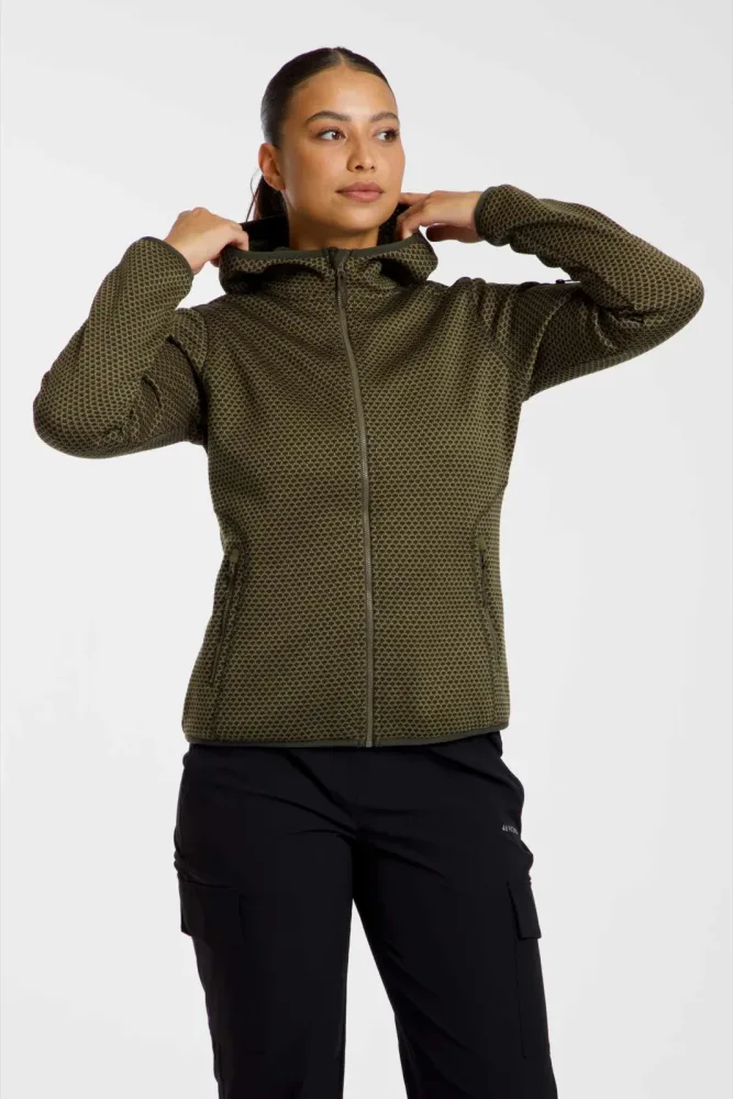 46 NORD Damen Midlayer Khaki, Damen, Größe: 36