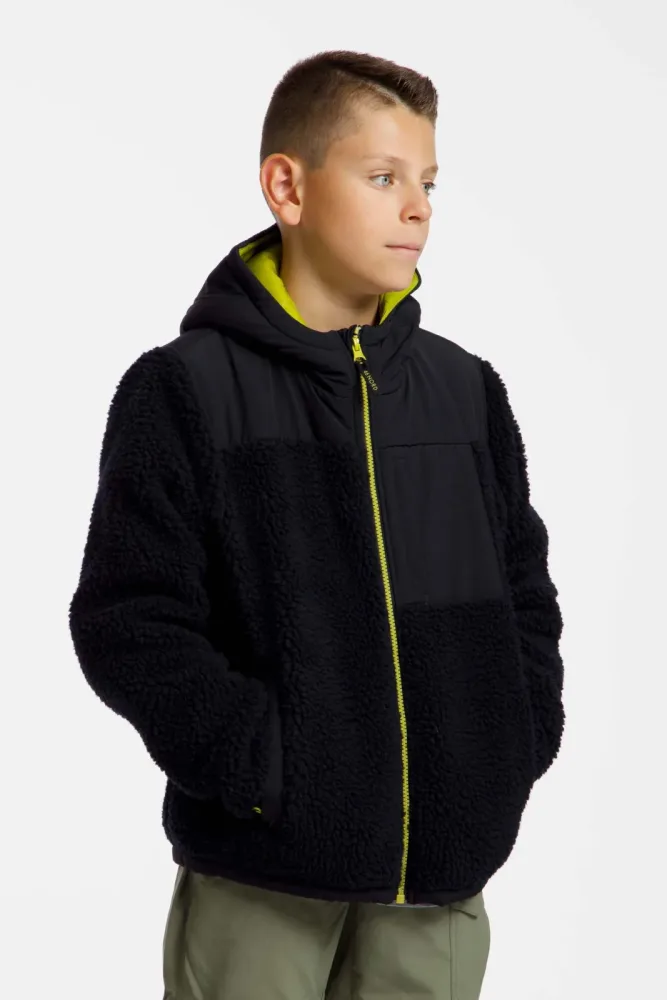 46 NORD Kinder Midlayer Schwarz, , Größe: 140