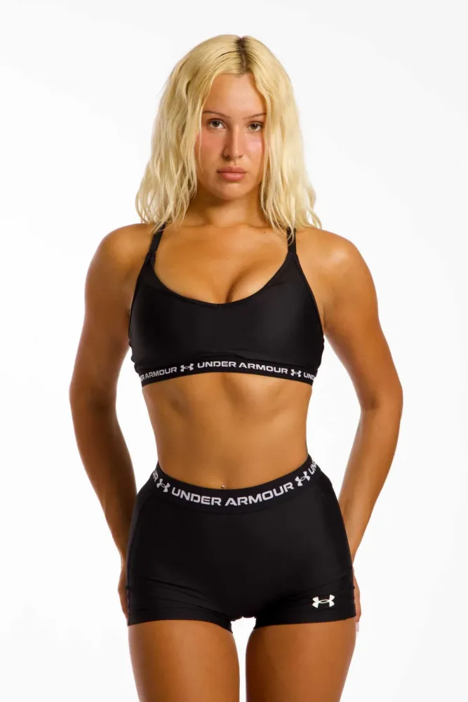 Under Armour UA Crossback Low Damen Sport-BH Schwarz, Damen, Größe: M