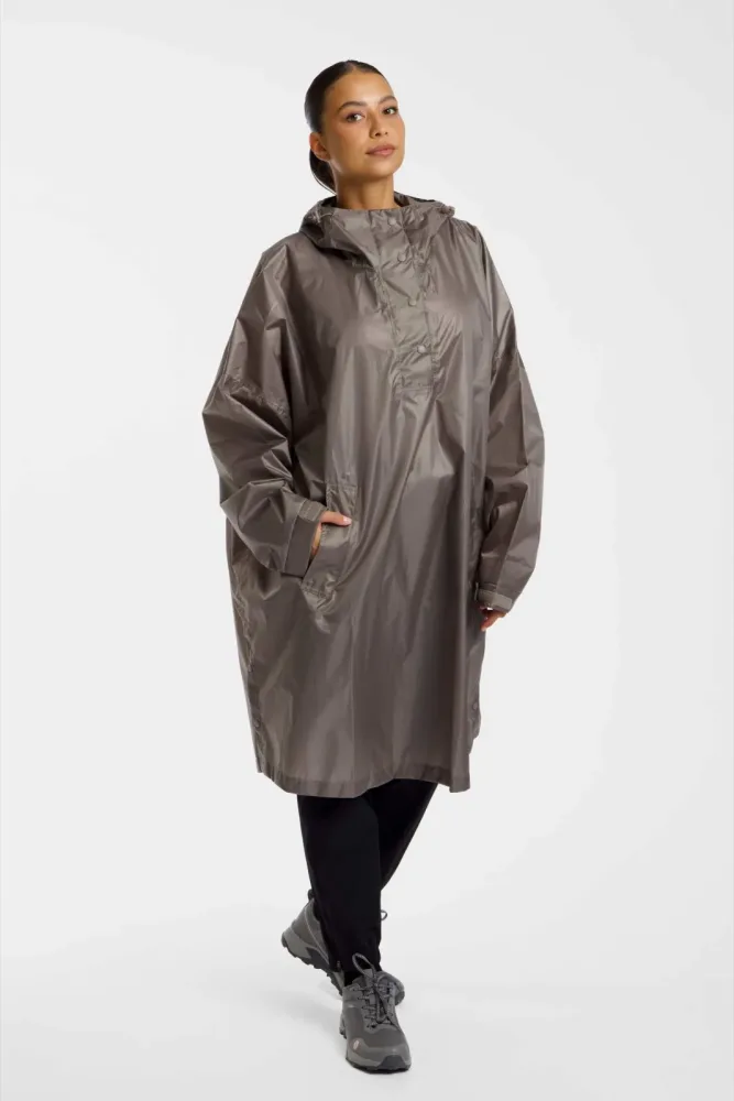 46 NORD Regenponcho Grau, Herren, Größe: ONE SIZE