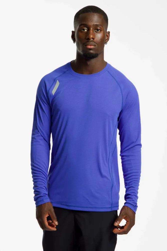 POWERZONE Herren Longsleeve Blau, Herren, Größe: M