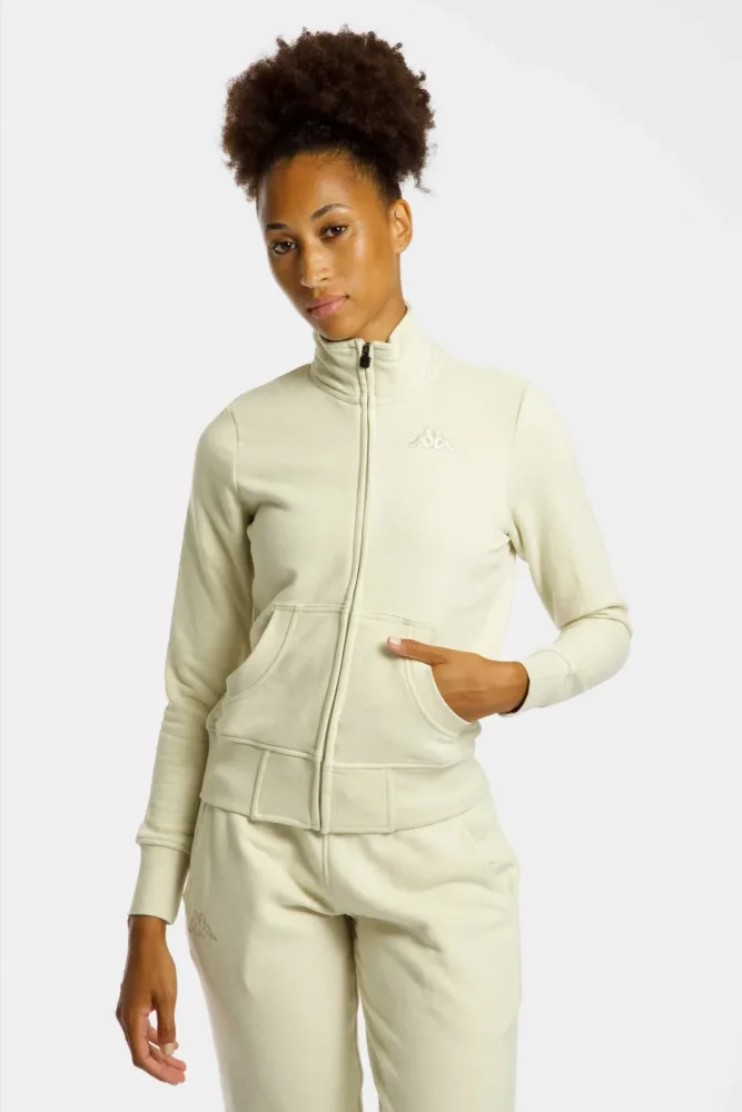 Kappa Logo Zoe Damen Trainingsjacke Beige, Damen, Größe: S