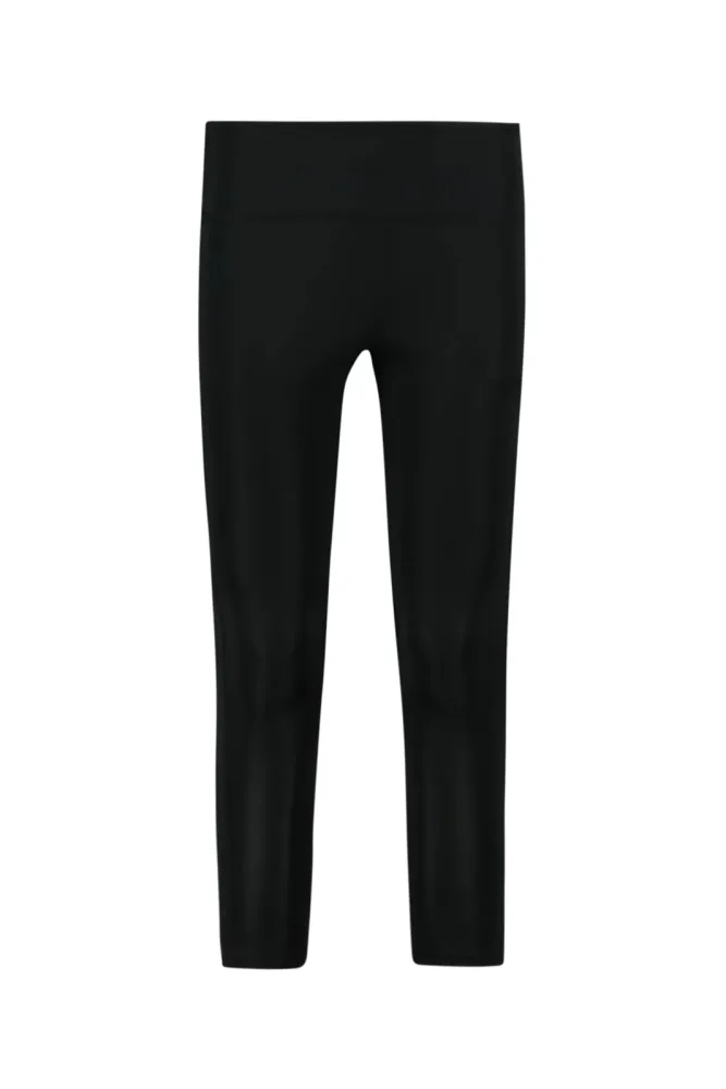 POWERZONE Kurzgrösse Damen Highwaist Tight Schwarz, Damen, Größe: XL - SHORT