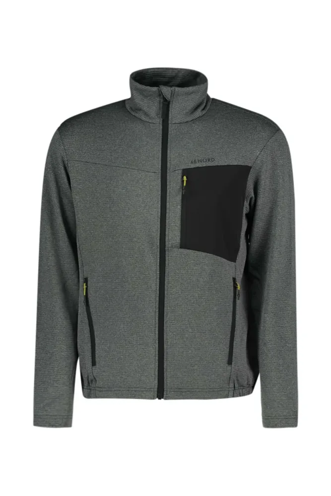 46 NORD Herren Midlayer Grau, Herren, Größe: L