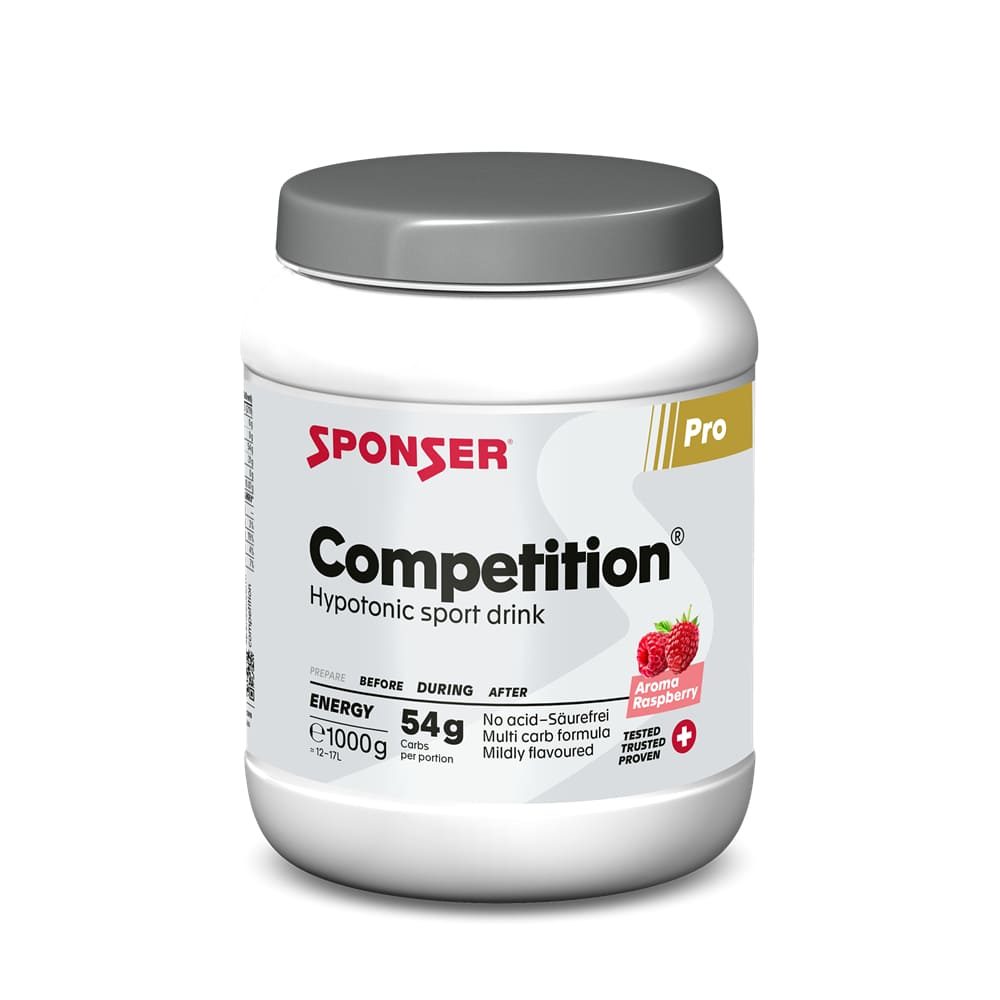 Sponser Competition® Raspberry 1000 g Getränkepulver Weiss, Herren, Größe: 0