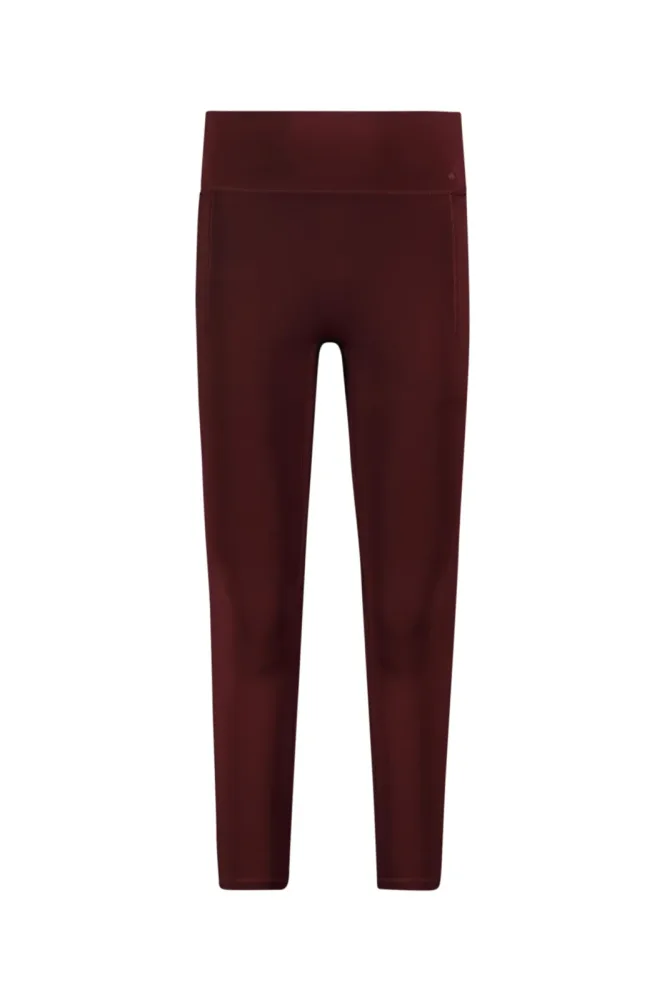 adidas Optime Workout Full Lenght Damen Tight Bordeaux, Damen, Größe: S
