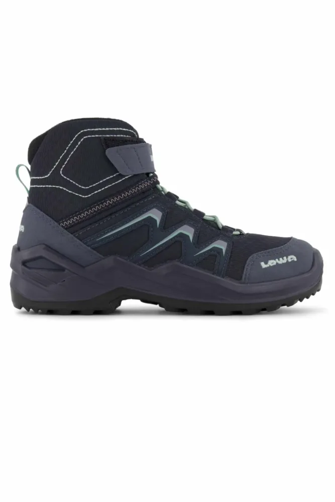 LOWA Maddox Warm Mid Gore-Tex® Kinder Winterboot Blau, , Größe: 26