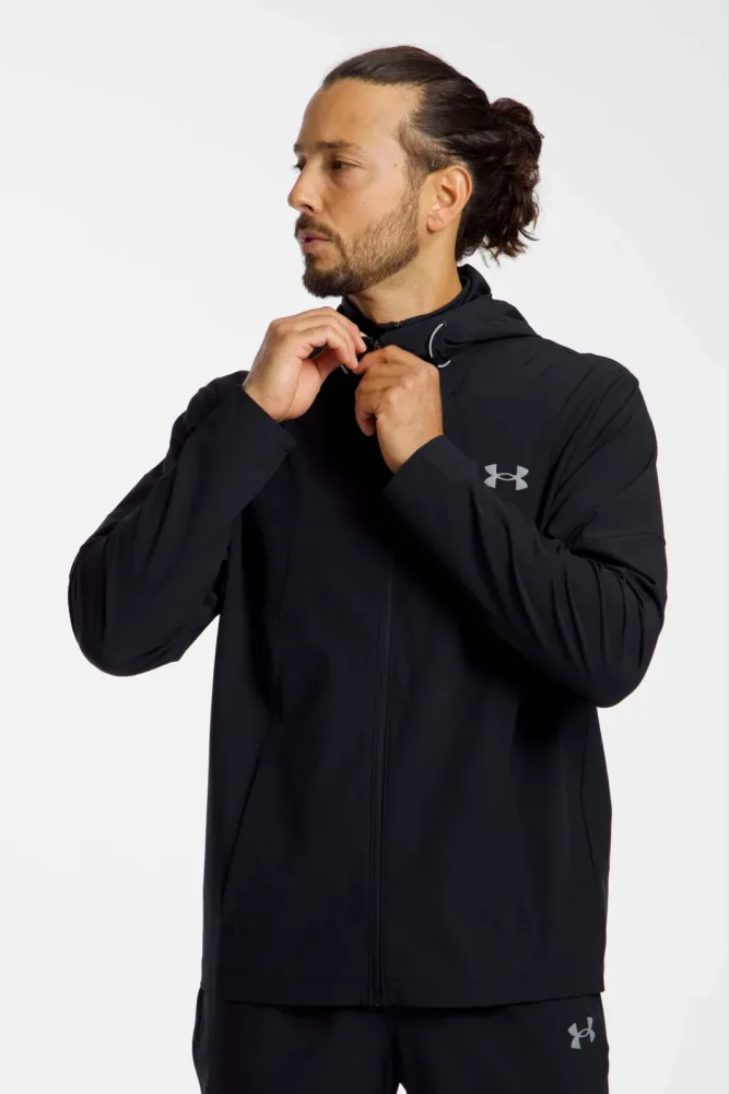Under Armour UA Tech™ Utility Woven Herren Trainingsjacke Schwarz, Herren, Größe: M