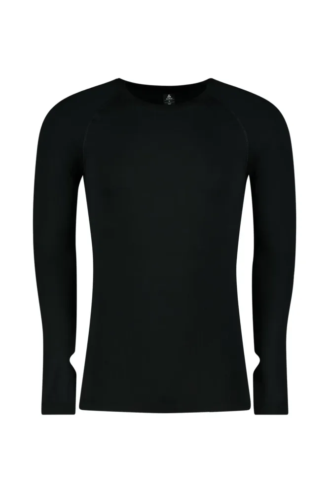 Odlo Performance Warm Base Layer Shirt für Herren - Skilanglauf, Ski & Snow - schwarz, XL