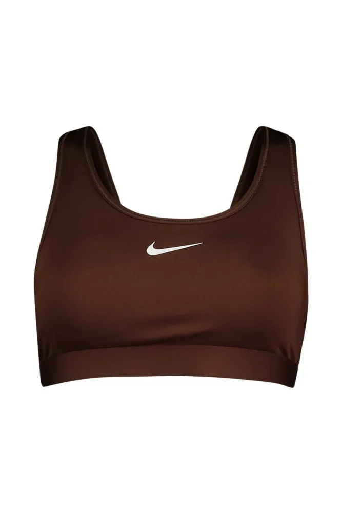 Nike - Sport-BH, Medium Support, Swoosh Medium, M, Braun
