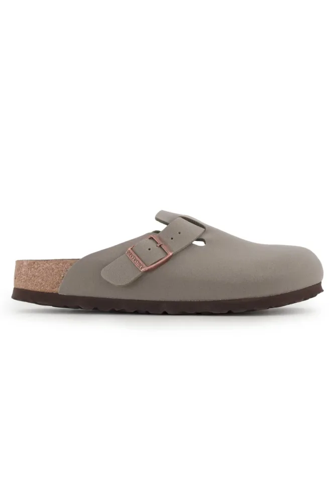 Birkenstock Boston TEX Damen Slipper Grau, Herren, Größe: 36