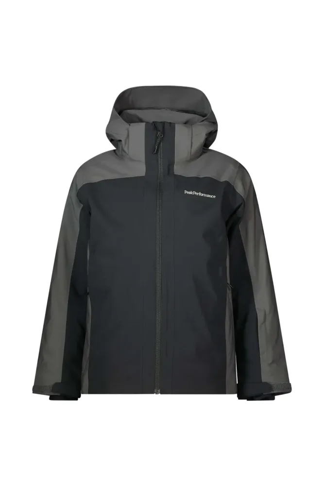 PEAK PERFORMANCE Maroon Blocked HIPE® 2L Insulated Kinder Skijacke Schwarz, , Größe: 152