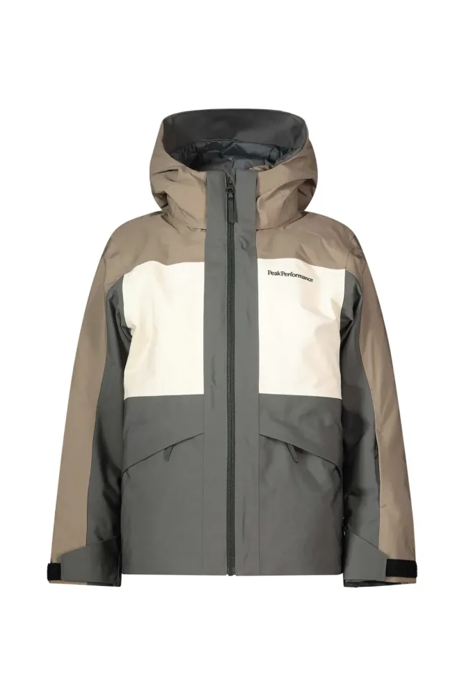 PEAK PERFORMANCE Gravity HIPE® 2L Insulated Kinder Skijacke Beige, , Größe: 140