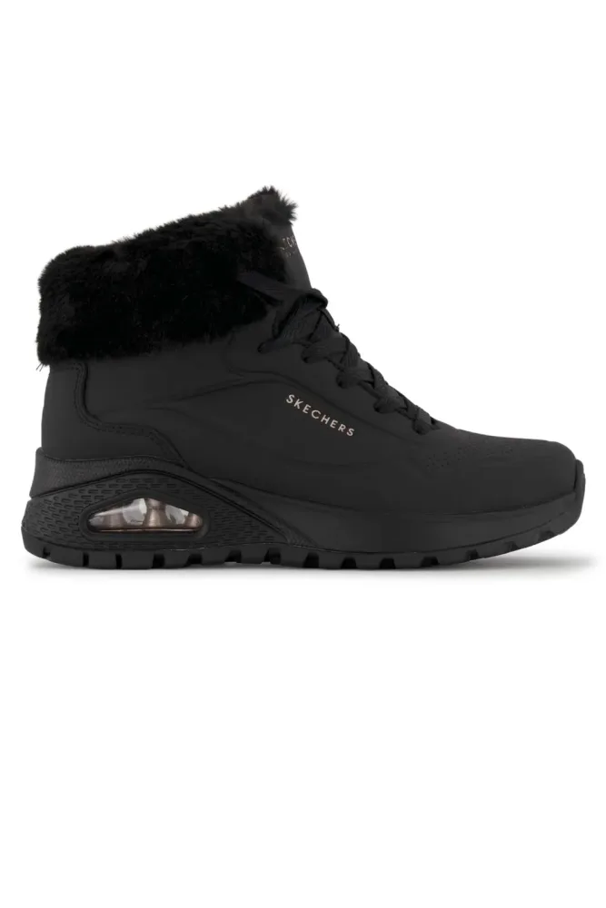 Skechers Uno Rugged Schnürstiefel für Damen schwarz