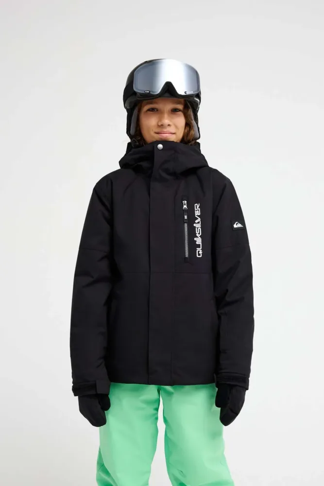 Quiksilver Titano 10K Kinder Ski-/Snowboardjacke Schwarz, , Größe: 164