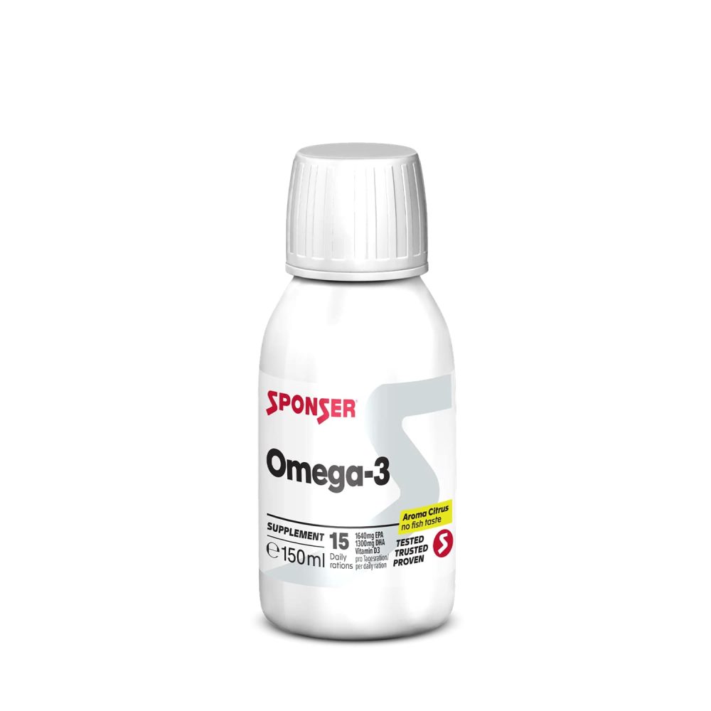 Sponser Omega-3 Plus Citrus 150 ml Nahrungsergänzung Weiss, Herren, Größe: 0
