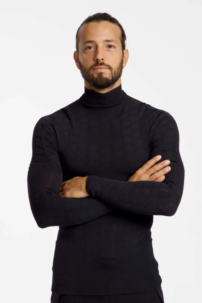 Q36.5 4 Plus Base Layer Herren Thermo Longsleeve Schwarz, Herren, Größe: L/XL