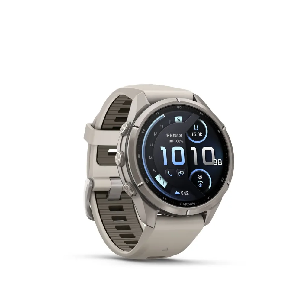 GARMIN fēnix® 9 Pro inReach® 43 mm Sportuhr Grau, Herren, Größe: 0