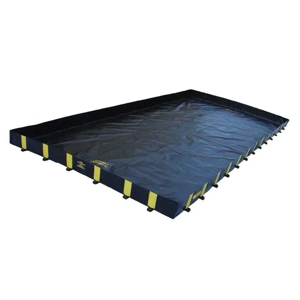 Justrite® Falt-Auffangwanne aus Polyester QuickBerm® Plus, Kapazität 9.501 l