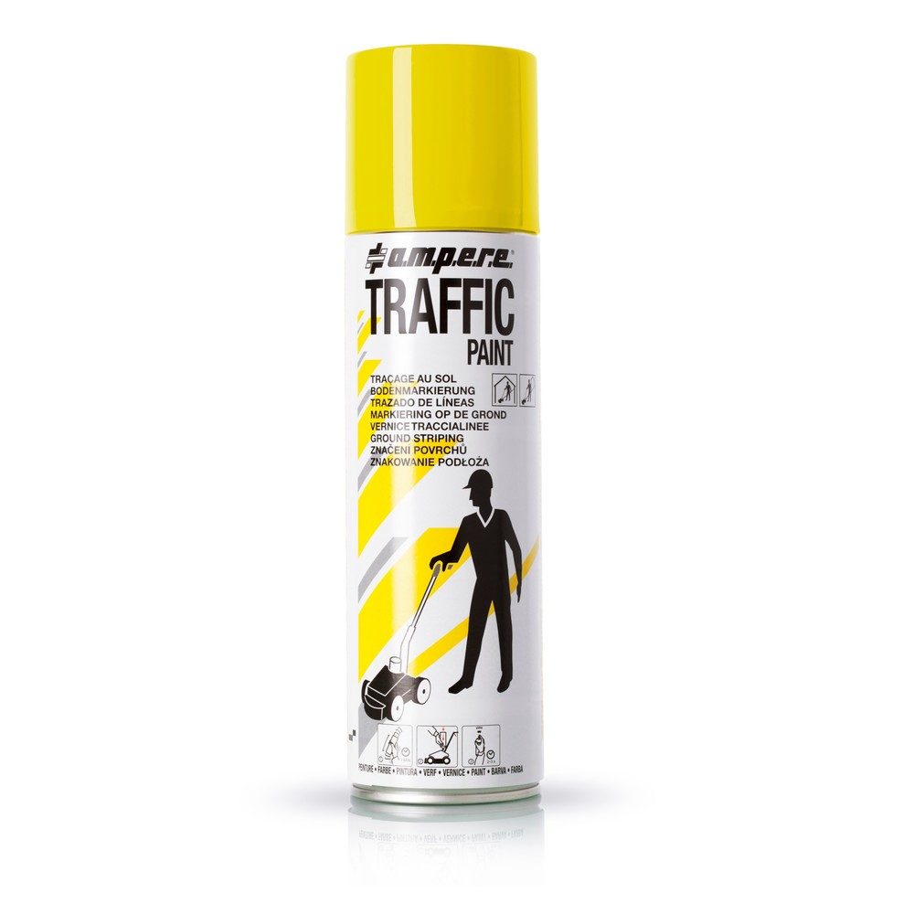 Markierfarbe Traffic Paint®, Inhalt 500 ml, VE 12 Dosen, gelb Ampere