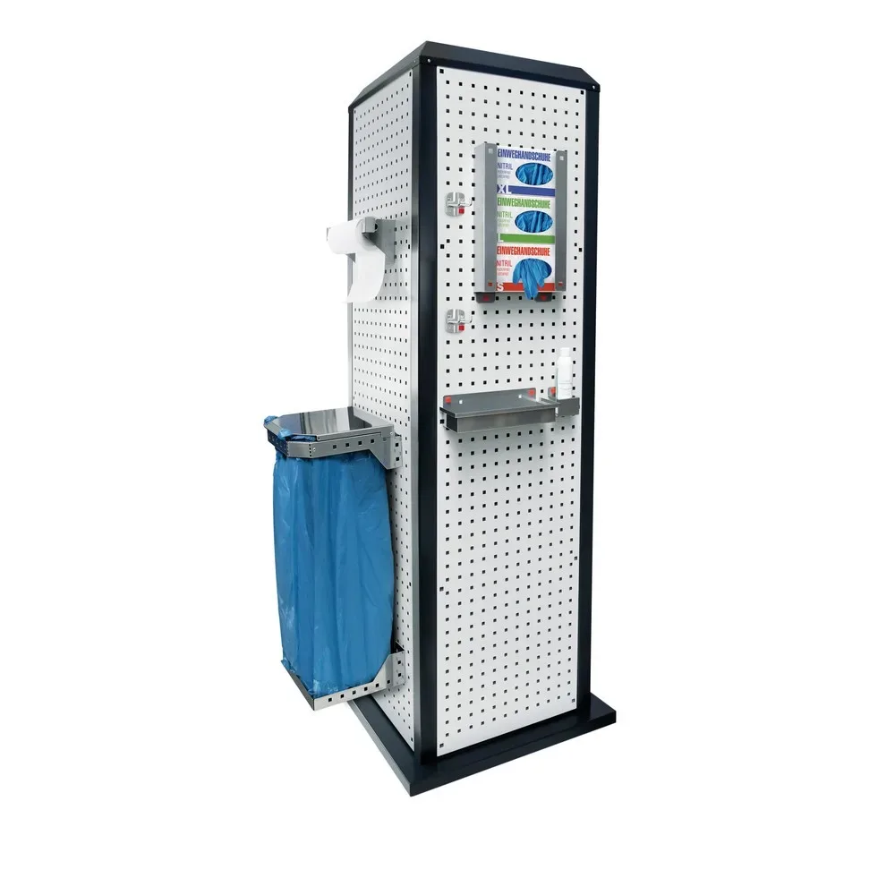 Kappes RasterPlan Hygienestation, stationär, ohne Tür, HxBxT 2.015 x 700 x 700 mm, Modell 2