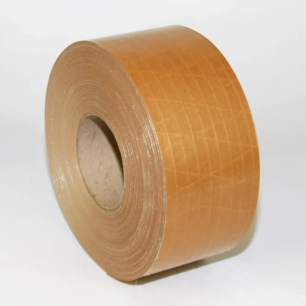 Nassklebeband, BxL 70 mm x 150 lfm, braun, 12 Stk/VE, längs- und diagonalverstärkt