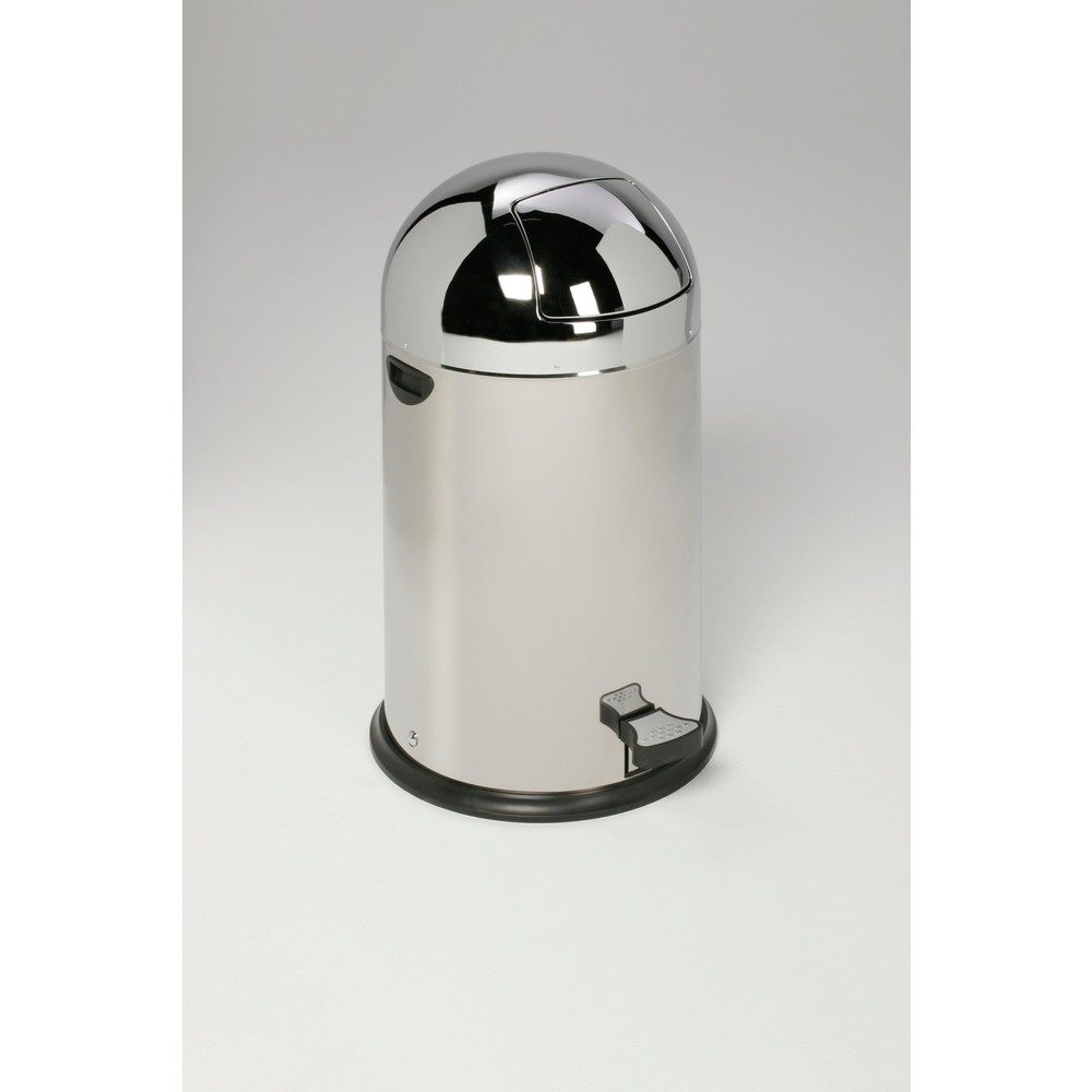 VAR® Tret-Abfallsammler Edelstahl, 22 Liter
