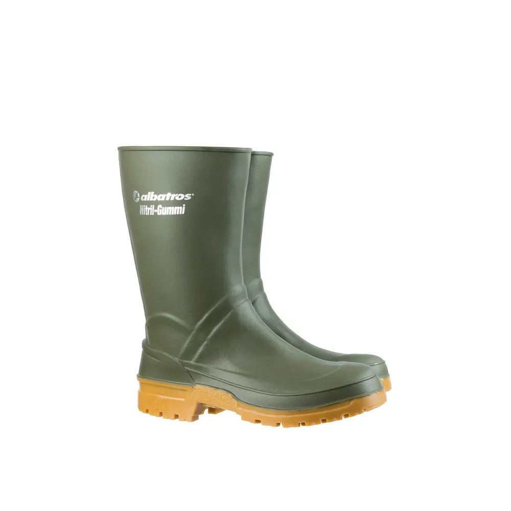 albatros GUARDIAN MID GREEN Nitrilgummistiefel Grösse 39, grün