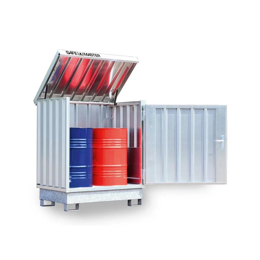 SAFE Master® Gefahrstoff-Depot, verzinkt, 2x 200 l, HxBxT 1.685 x 1.420 x 1.080 mm