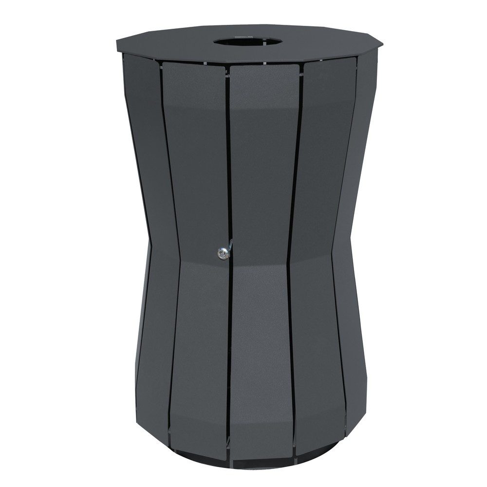 RENNER Abfallbehälter Style, 105 Liter, moosgrün