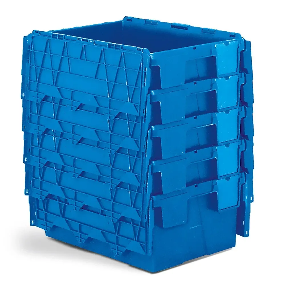 Mehrweg-Eurobox aus Polypropylen inklusive Etikettenfach, 70 Liter