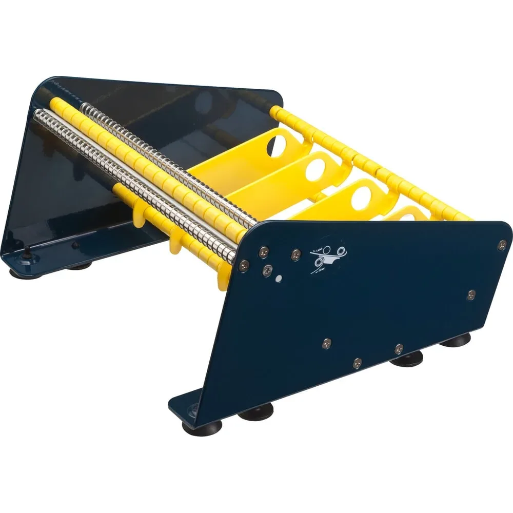 Manueller Etikettenspender, Nutzbreite 265 mm, 4 Rollenteilungen