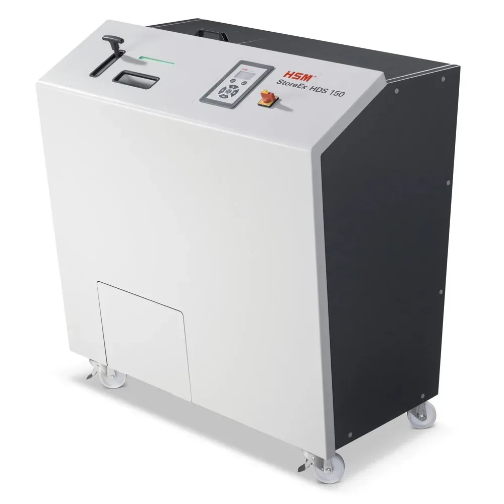 HSM® Medienvernichter StoreEx HDS 150, Streifenschnitt 40 mm