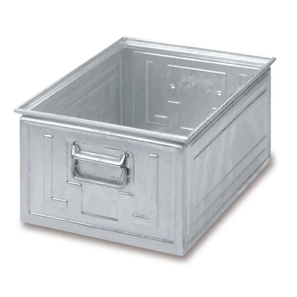 Eurobox aus Stahlblech, HxBxT 300 x 600 x 400 mm, blau