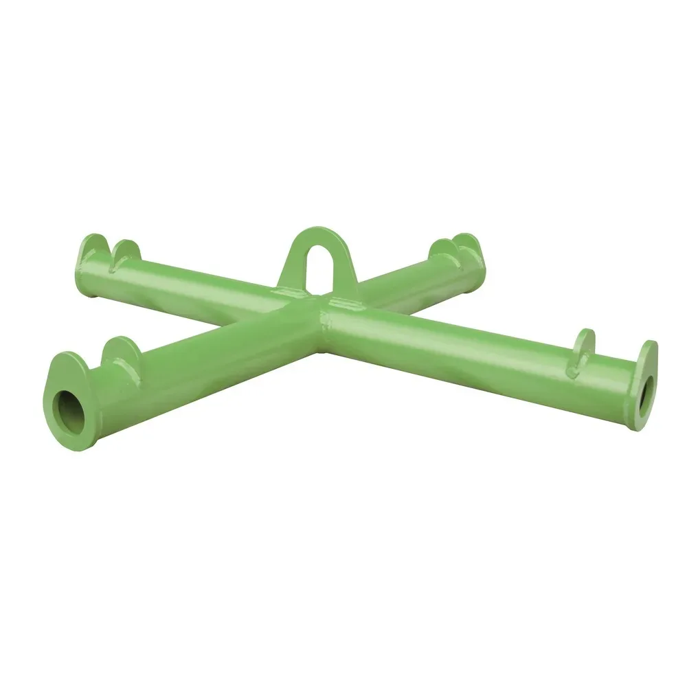 Bauer Big-Bag-Traverse TBB, für Kran, L 1100 x B 1100 x H 215 mm, bis 2000 kg, Stahlrohr, Resedagrün