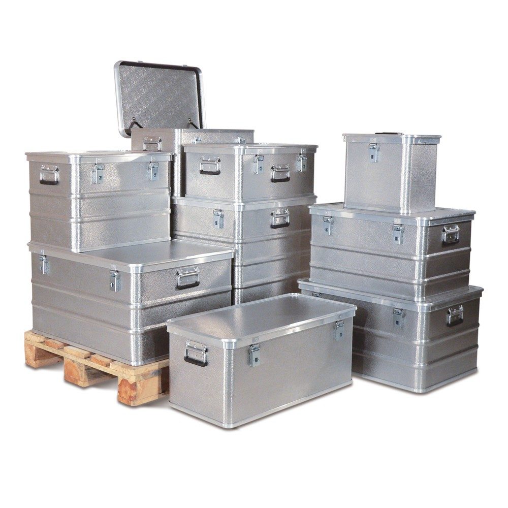 Transportbehälter, Aluminium, 156 l