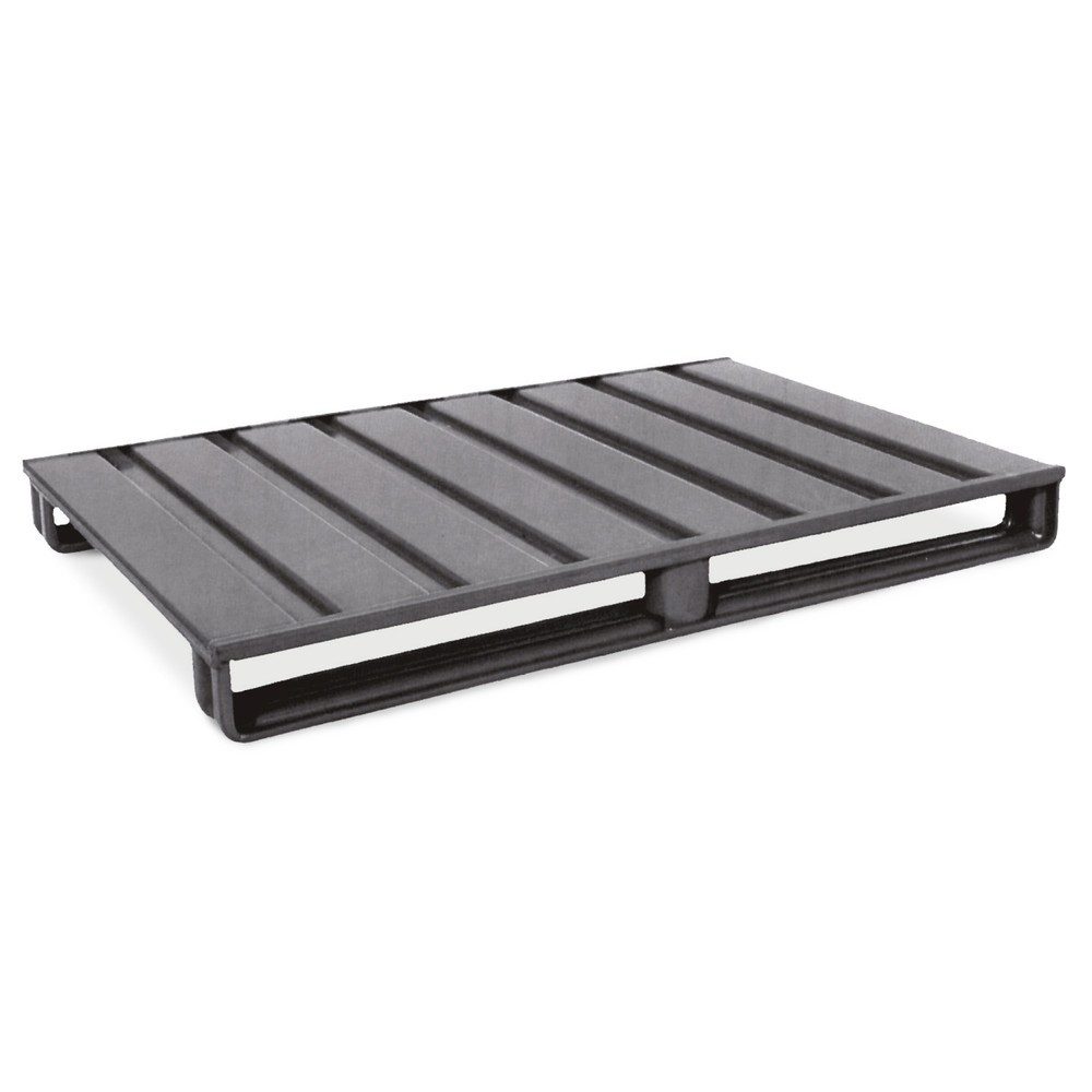 HESON®Stahlblech-Flachpalette, lackiert, LxB 1.200 x 1.000 mm