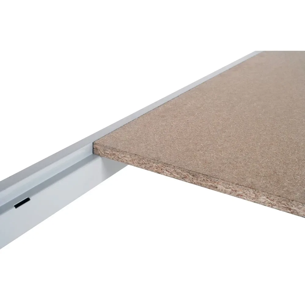 Fachboden für ManOrga Weitspannregal, mit Spanplatten, graphitgrau/lichtgrau, BxT 1.800 x 800 mm