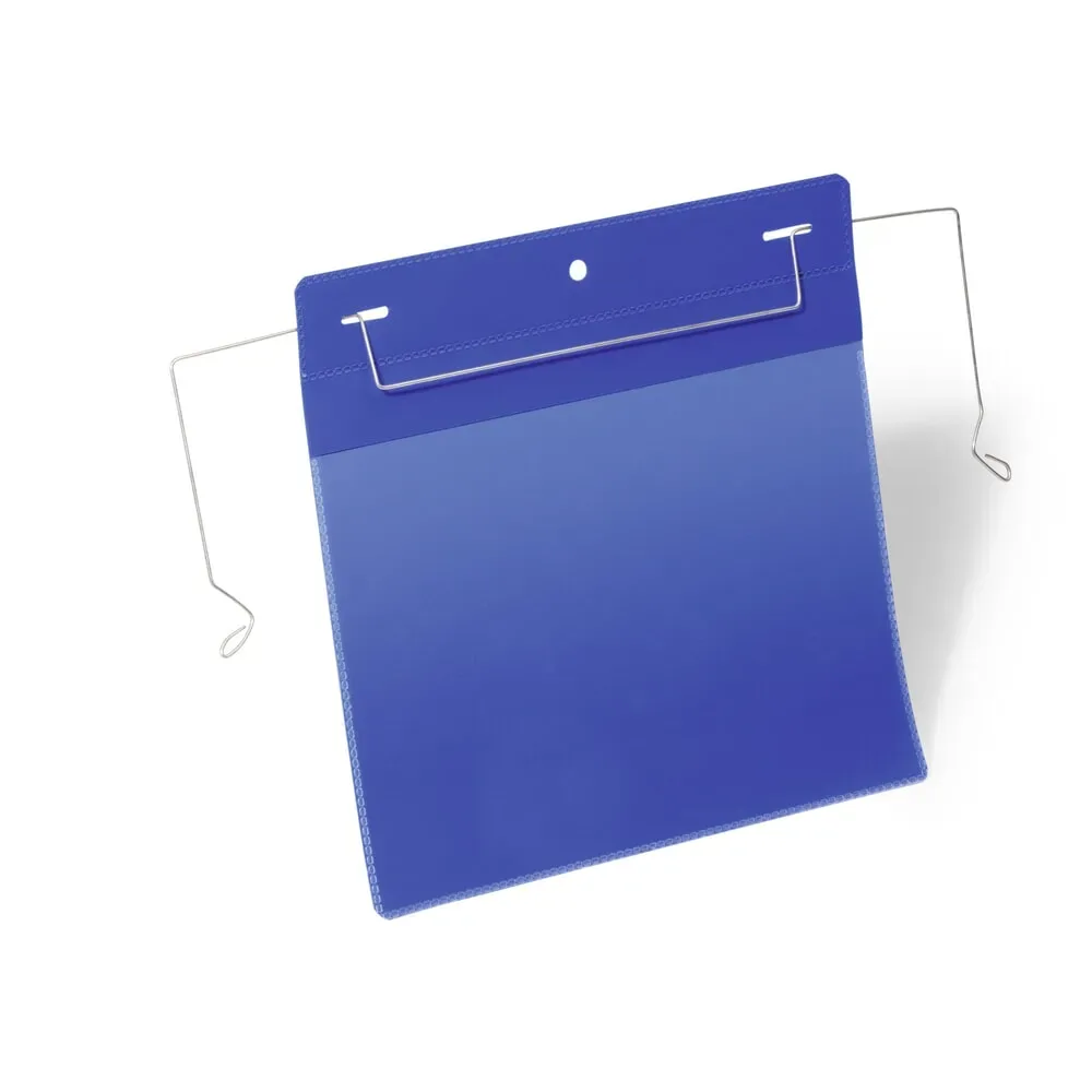 Durable Drahtbügeltasche 175207 Blau 223 mm x 218 mm 50 St.