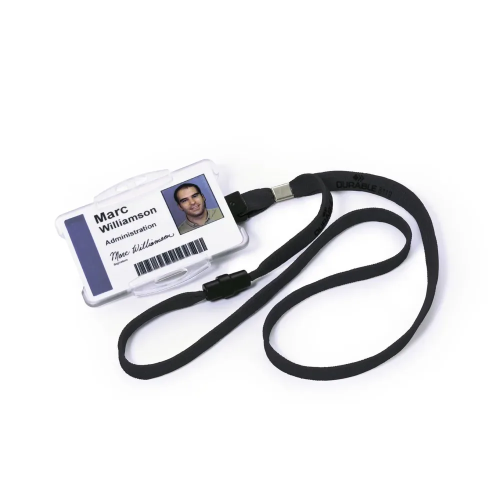 DURABLE Schlüsselband 811907 Blau 10 Stück