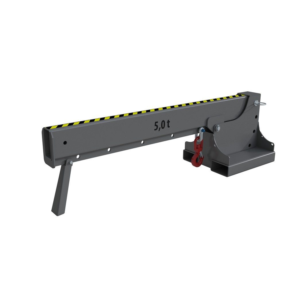 Bauer® Kranarm Typ KTH-K, Reichweite bis 1.825 mm, TK bis 5.000 kg, RAL 7005 mausgrau