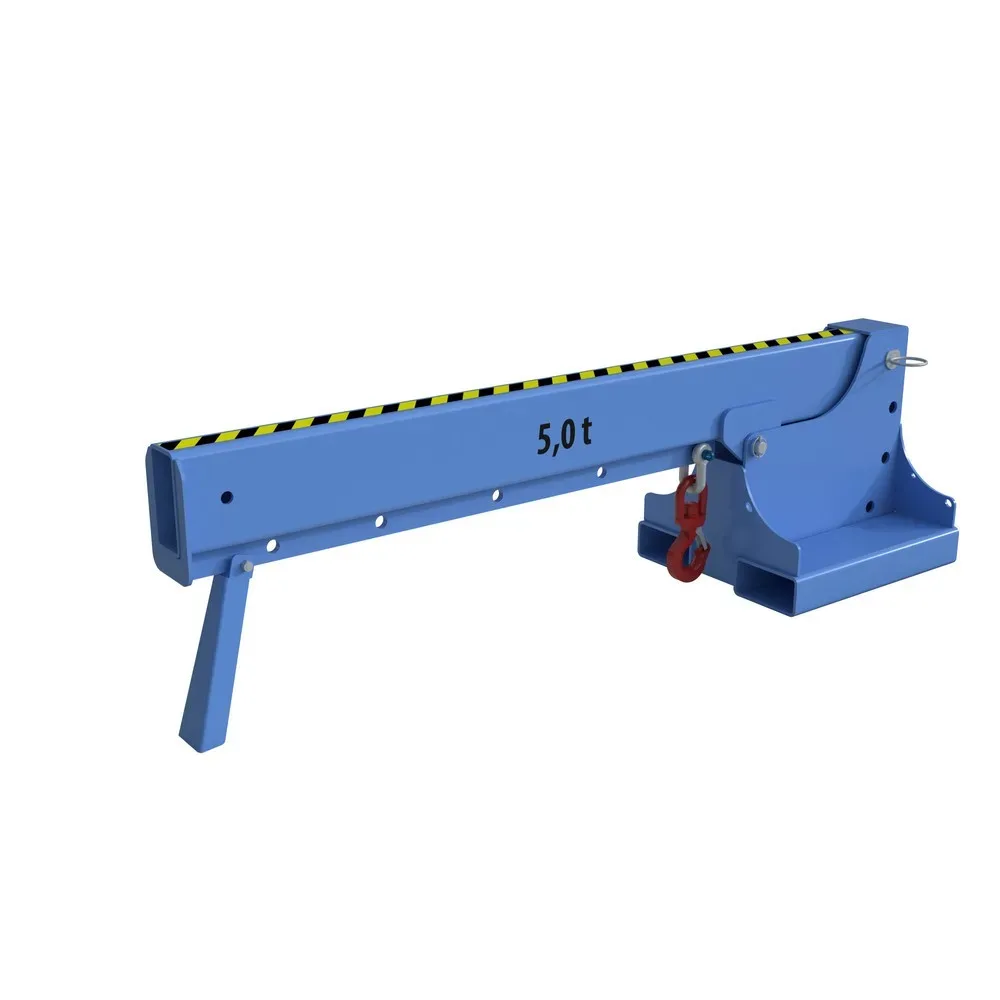 Bauer® Kranarm Typ KTH-K, Reichweite bis 1.825 mm, TK bis 5.000 kg, RAL 5012 lichtblau