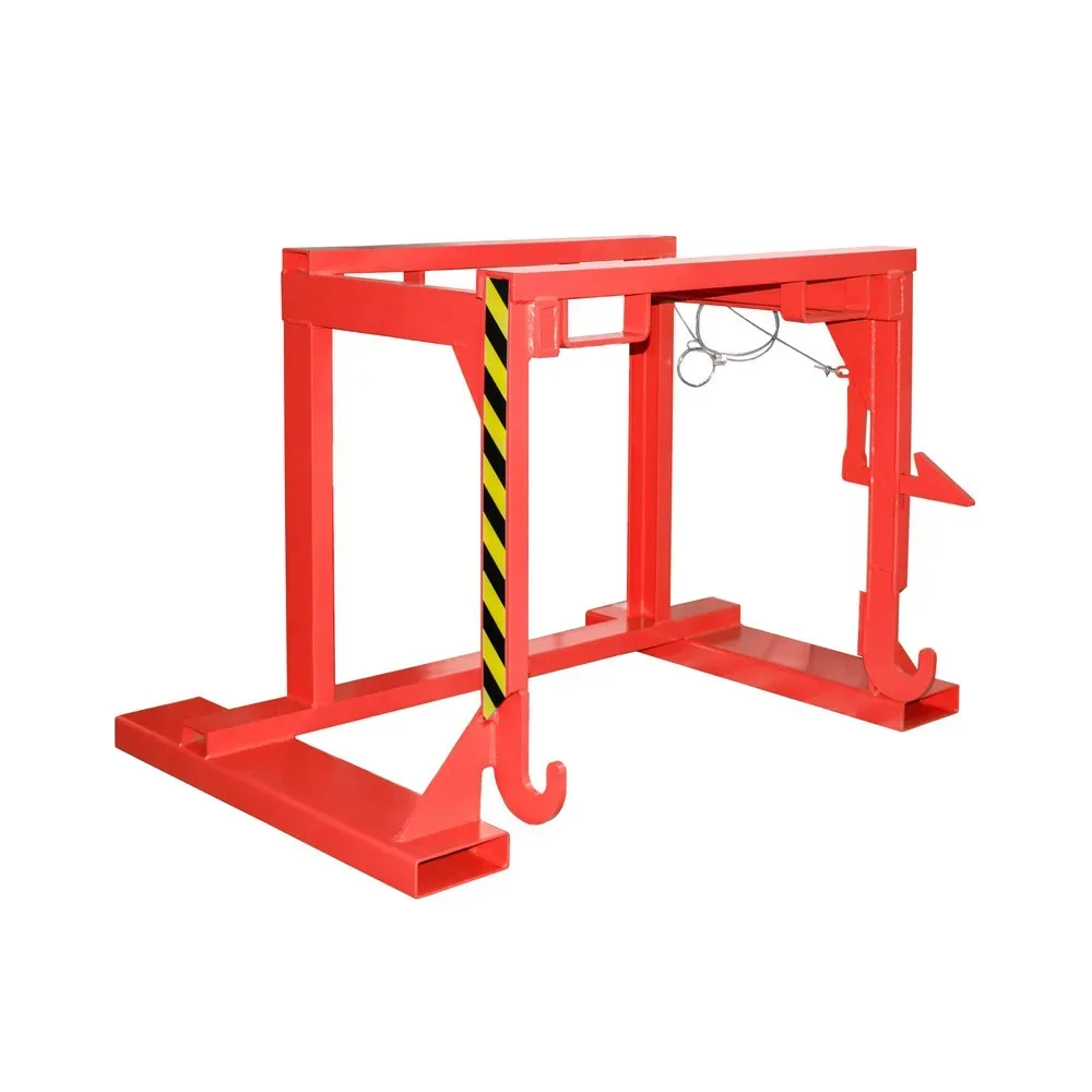 Traverse Typ BST-U für Bauer® stapelbare Kippbehälter, TK 2.000 kg, Volumen 0,9 m³, RAL 3000 feuerrot
