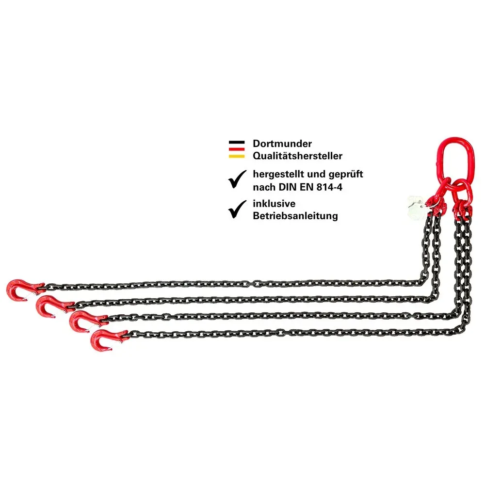 Dolezych DoKett Anschlagkette, 4-strängig, Nenndicke 8 mm, Länge 2 m